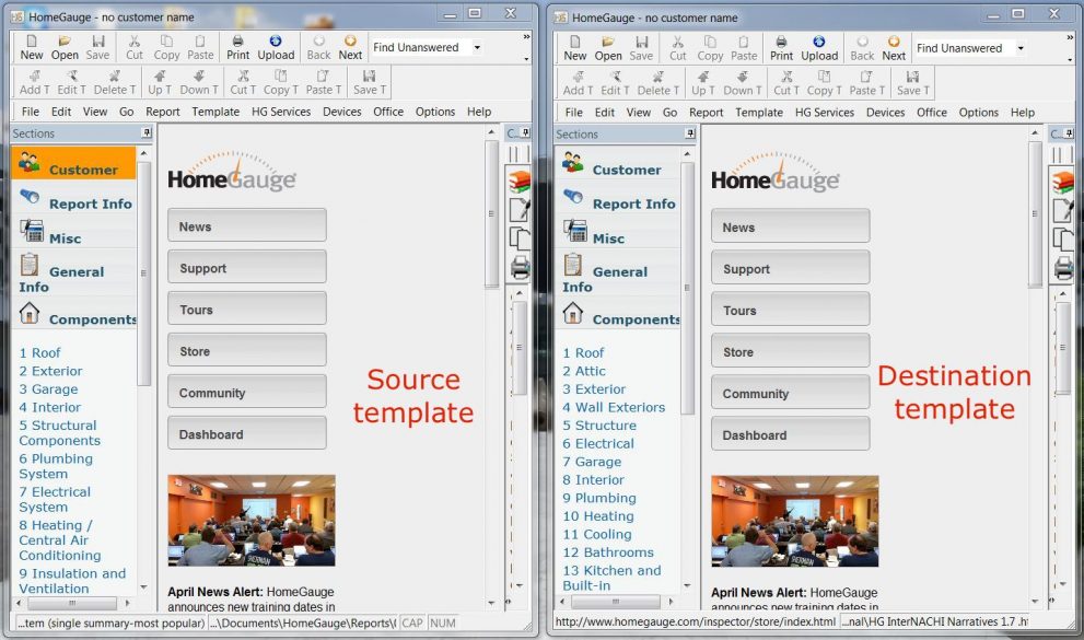 7-Source-Destination-templates – InterNACHI Inspection Narrative Library