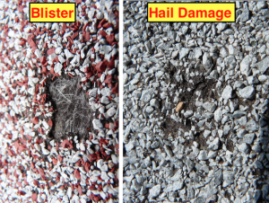 Blister VS Hail damage