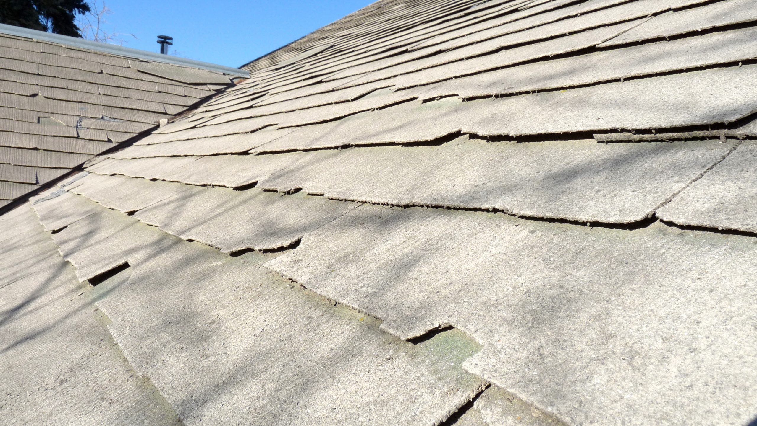 how to identify asbestos shingles